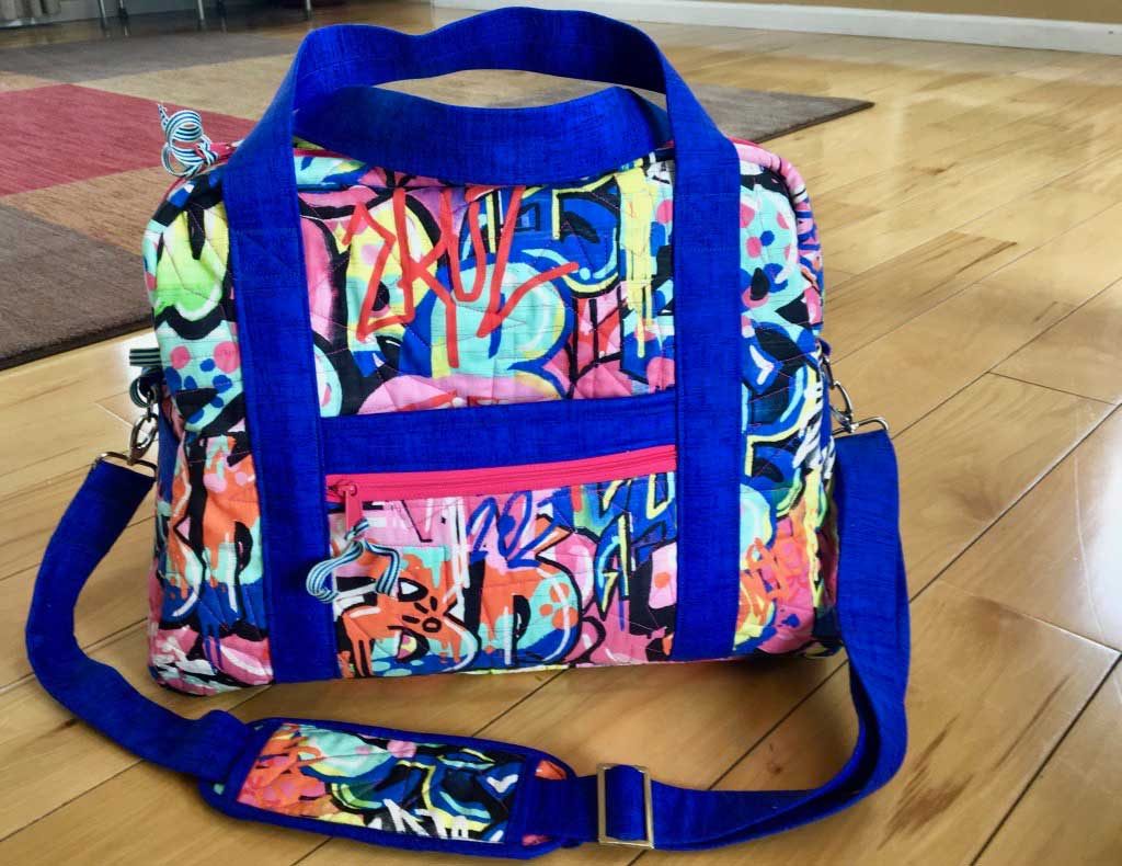 Quilted travel bag